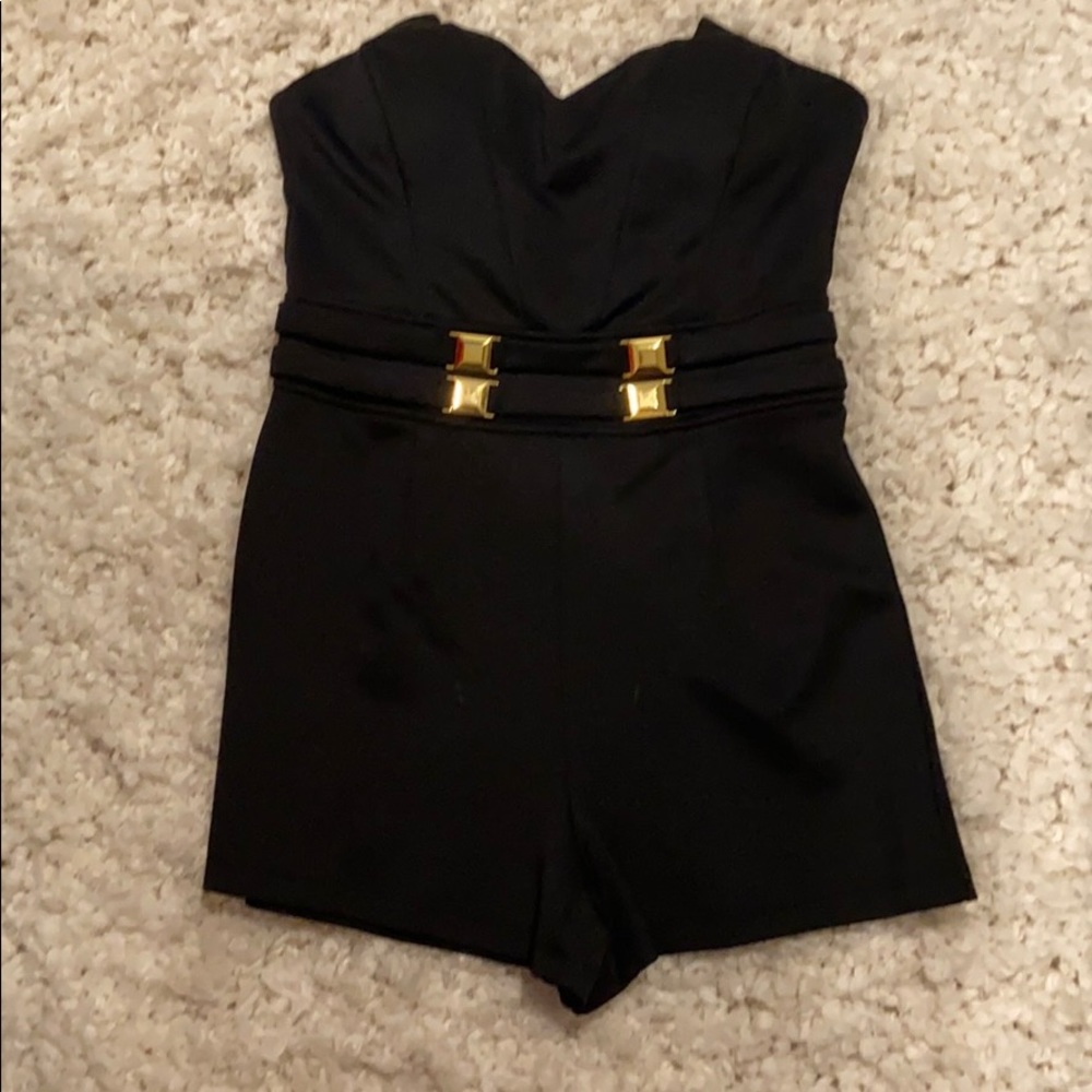 Mini black romper